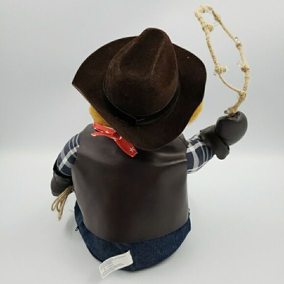 Singing Dancing Plush Cowboy Bear Aurora World Lasso Stuffed Animal Buffalo Gals - Picture 9 of 16